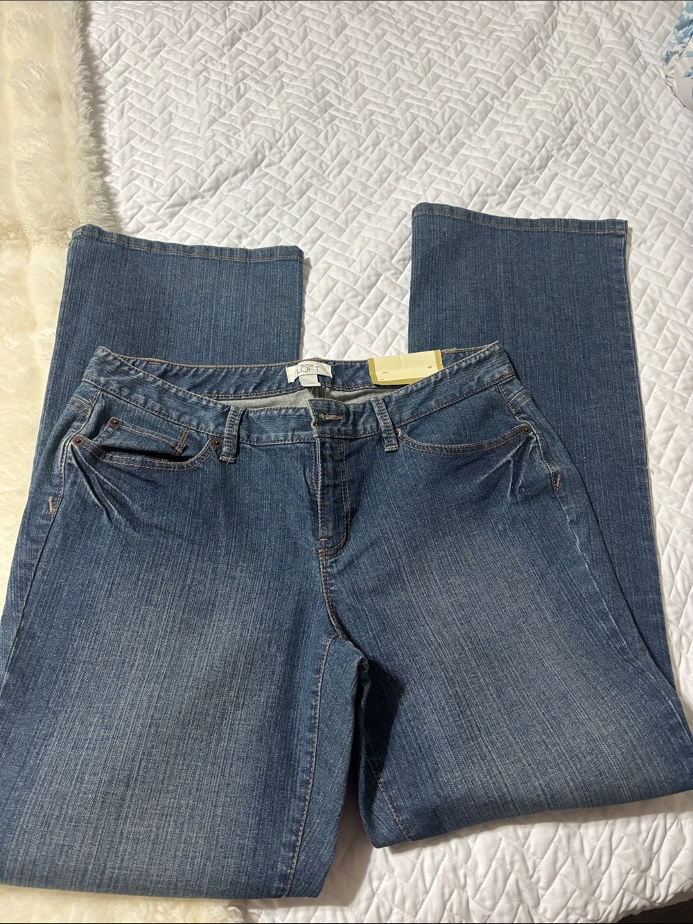 NWT LOFT Dark Blue Boot-Cut Jeans